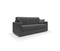 chris sofa cama convertible en tejido impermeable 186 cm mat 140x197 antracita