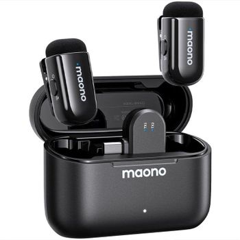 Micrófono Maono WM622 PC2 inalámbrico USB UHF alcance extendido