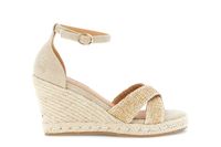 sandalias de cuna de rafia camel