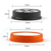 kit de 2 filtros hepa pre-postmotor tipo 90 para aspiradora vax air stretch pet