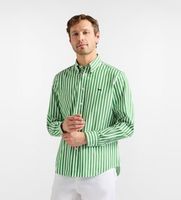 harmont  blaine para hombre crq001013683b camisa a rayas sorbetto verde m casual algodon clasico manga larga