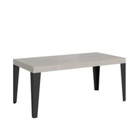 mesa extensible 200460x90 cm flame cachemir patas antracita