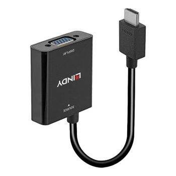 Adaptador de cable de vídeo Lindy HDMI a VGA 0,1 m