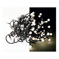 guirnalda cherry parpadeante 180 led blanco calido