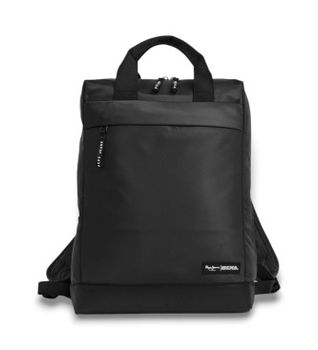 Pepe Jeans para hombre. PM0300014 Mochila Glen negro (OSFA), Casual, Poliamida
