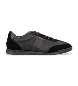 BOSS para hombre. 50557886 Zapatillas Nitan Low negro (41), Plano, Cordones, Casual
