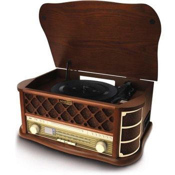 Tocadiscos Sencor STT 016 6 W RMS Tracción Directa CD Cassette USB-MP3