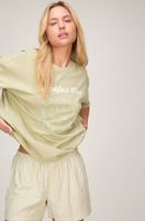 hunkemoller conjunto de pijama con shorts y camiseta verde