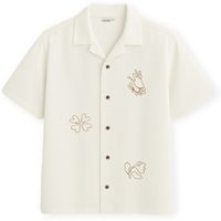 imago camisa manga corta autumnal shirt - cru para hombre