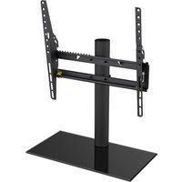 avf b402bb 550 mm tv stand with bracket - black black