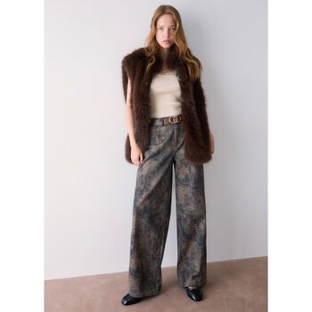 Liu Jo Pantalones Pantalones boy con estampado glitter para mujer