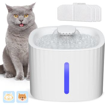 Fuente de agua automática para Gatos 3 Litros, USB, Ultra silencioso, con filtro de agua para purificar - Love Story