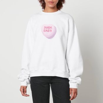 Alexander Wang Suga Baby Cotton-Jersey Sweatshirt - L