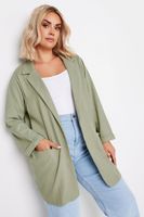 yours blazer verde salvia textura mujer curvy y tallas grandes yours