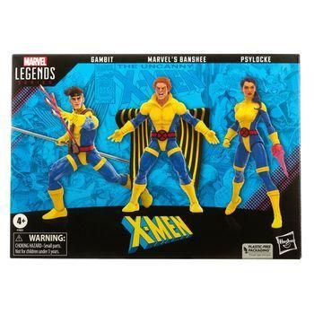 Hasbro - Marvel Legends Series - Figuras De Banshee, Gambito Y Mariposa Mental - Figura -