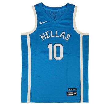 Camiseta Kostas Sloukas Grecia Nike Swingman Jersey azul