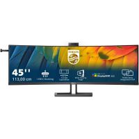 philips 45b1u6900ch 445 led ultrawide dual qhd 75hz curvo webcam usb-c