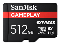 sandisk tarjeta gameplay microsd 512 gb express