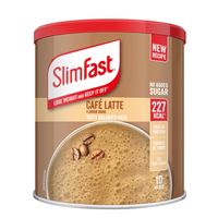 slimfast powder tin cafe latte