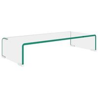 soporte para tv  mueble de salon  armario tvelevador monitor cristal claro 60x25x11 cm