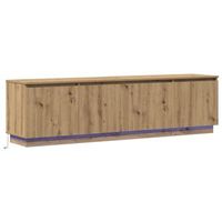 gabinete de tv 180 x 38 x 49 cm roble artisan vidaxl