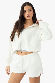 Pantalón Corto Deportivo Deportivo Con Bordado Dsgn Studio, Cream