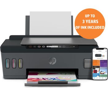 Smart Tank Plus 555 All-in-One Wireless Inkjet Printer, Black