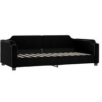 sofa cama  cama individual  cama para adultos tela negro 80x200 cm