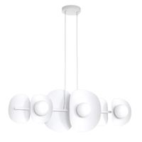 lampara colgante lithora blanco 6 luces
