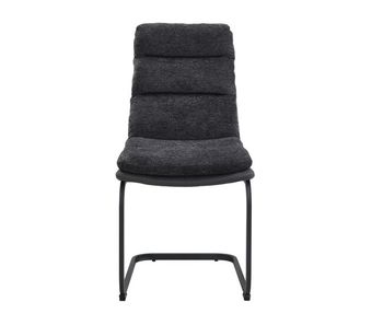 Pack de 4 sillas de comedor sibyl gris oscuro