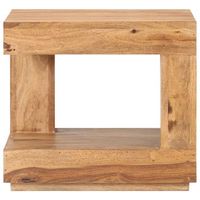 mesa de centromesa auxiliarmesa de cafe de madera maciza de acacia 45x45x40 cm