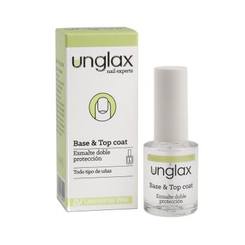 Unglax Base & Top Coat Esmalte Doble Protección 10ml