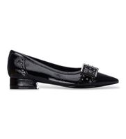 carmela para mujer 16439701-negro zapatos de piel 164397 negro 38 plano ninguno casual clasico charol