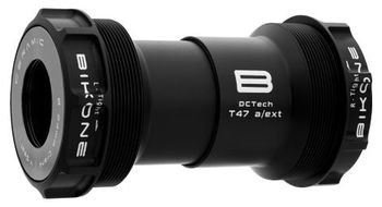 Eje de pedalier ceramico externo bikone dctech t47 para shimano negro