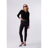 liu jo pantalones pantalones slim fit con aplicaciones para mujer