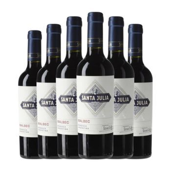 Santa Julia Vino Tinto Mendoza Media Botella 37 Cl 13.5% Vol. (pack De 6 Unidades)