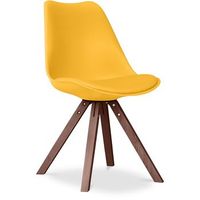 silla de comedor - estilo escandinavo - denisse amarillo
