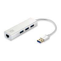 levelone usb-0503 hub usb 30 a gigabitrj-45usb 30