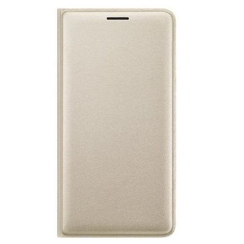 Samsung Flip Wallet Dorada para Galaxy J3