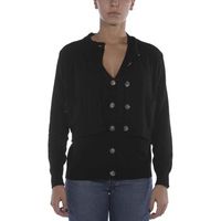 manila grace jersey cardigan sovrapposto para mujer