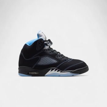 Nike Zapatillas de baloncesto Jordan 5 Retro Black University Blue (2026) para mujer