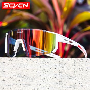 SCVCN nuevas gafas de sol para ciclismo al aire libre, gafas para conducir en carretera para hombres, gafas deportivas para escalar montañas, mujeres, ciclismo, gafas UV400