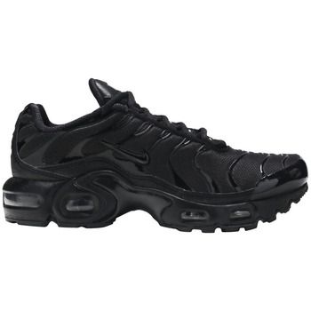 Nike Zapatillas Air Max Plus Triple Black (GS) para hombre