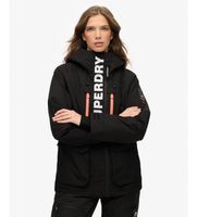 superdry para mujer ws110181a chaqueta ultimate freestyle ski negro s casual deportivo poliester nieve