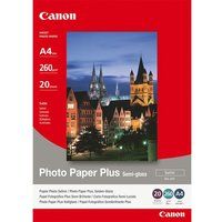 canon a4 semi-gloss photo paper plus - 20 sheets
