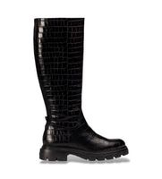 wonders para mujer a-430456345792 botas efecto craquelado negro 39 1 a 3cm cremallera casual
