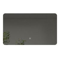 kibath espejo led fos 30w rectangular de 80 cm x 70 cm espejo 6000k