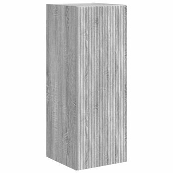 Mueble De Tv | Mueble De Salón | Gabinete De Tv Montado En La Pared Gris Sonoma 30 X 31 X 80 Cm