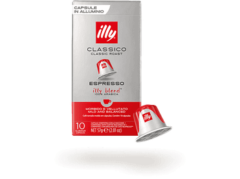 Cápsulas monodosis - Illy Tueste Clásico, 100% Arábica, Compatible con Nespresso®