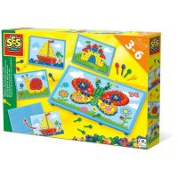 kit de mosaico ses creative tablero infantil 100 piezas 4 disenos